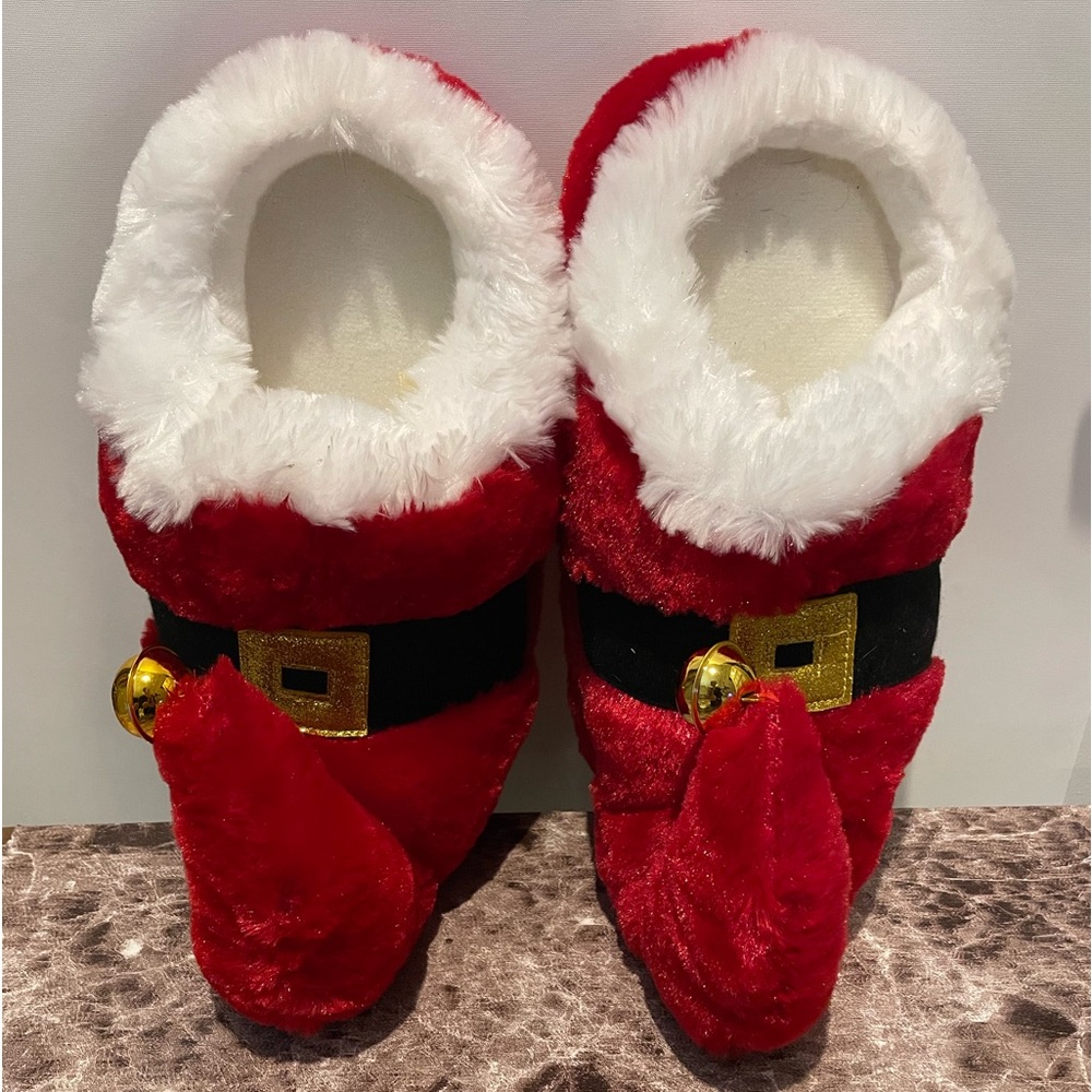 Ladies Santa fur Slippers